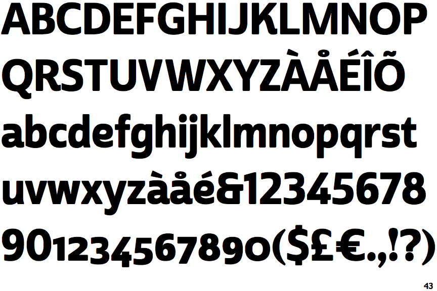 Cabrito Sans Condensed Extra Bold