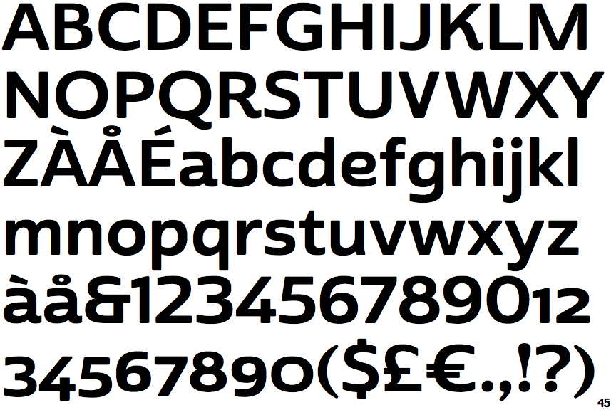 Cabrito Sans Extended Bold