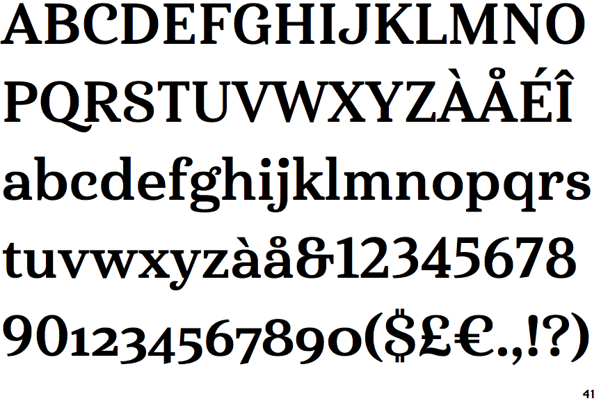 Haboro Serif Bold