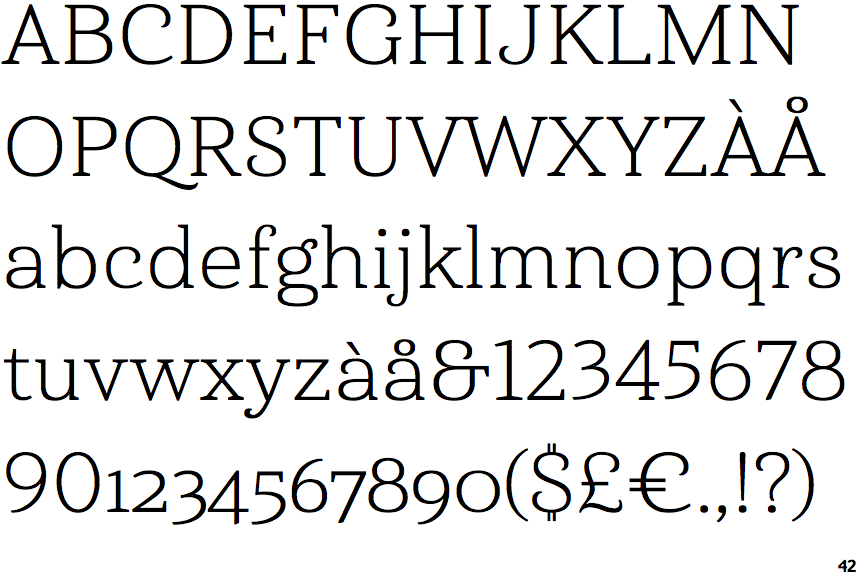Haboro Serif Extended Light