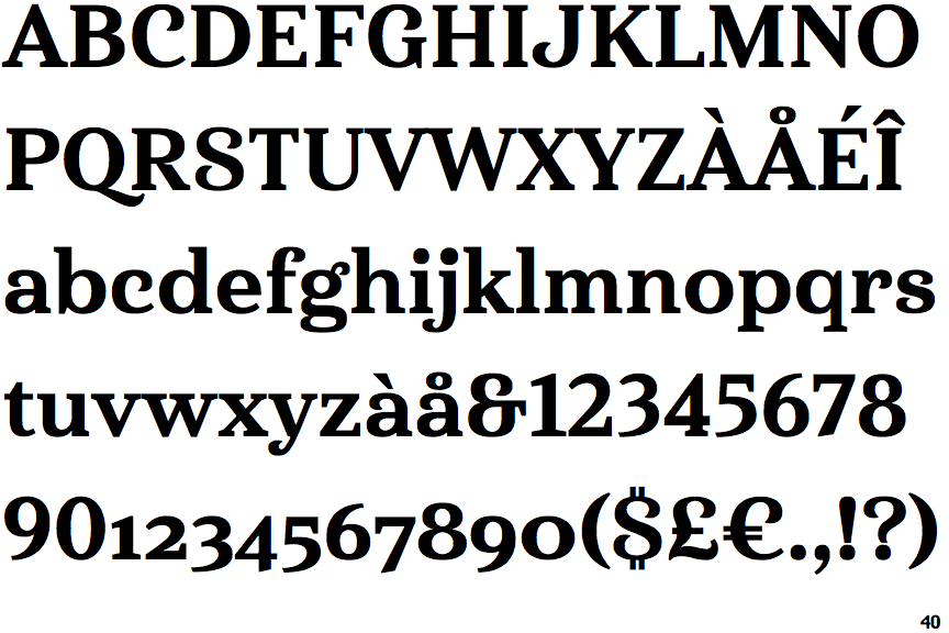 Haboro Serif Extra Bold