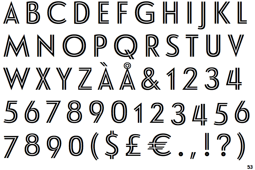 double line vector font free download for illustrator