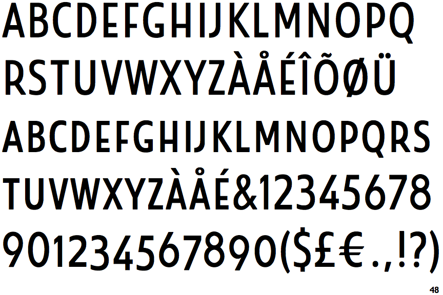 Identifont Look Sans