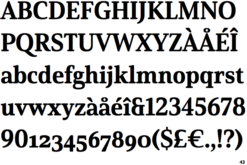 Solitas Serif Extra Bold