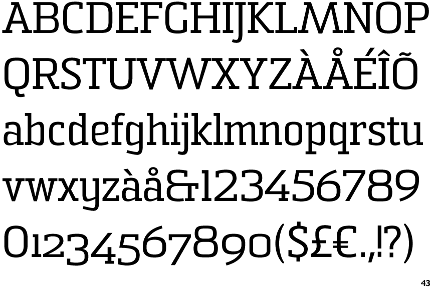 Identifont Sommet Slab