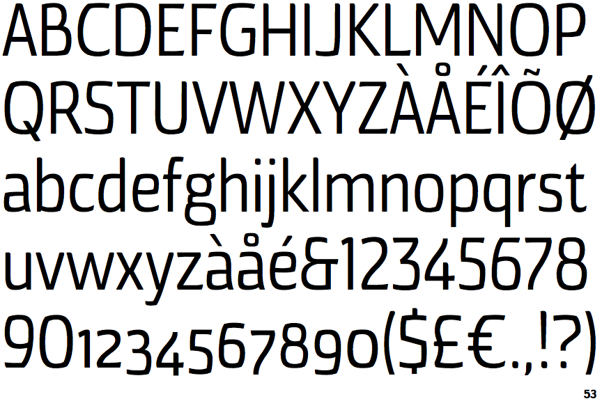 Identifont Torcao Condensed