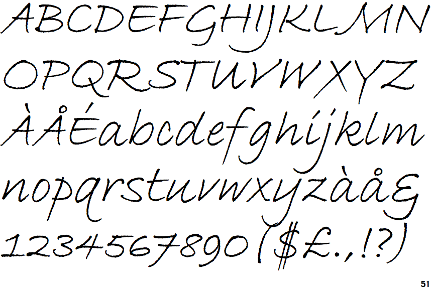 ITC Bradley Hand Italic