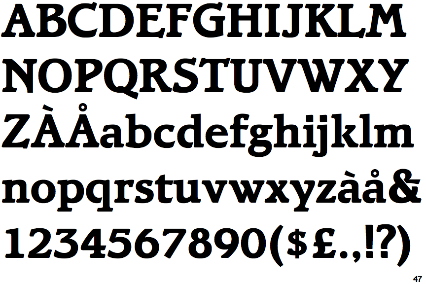 Letraset Bramley Bold