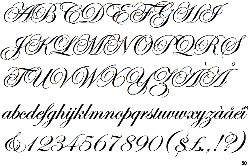 Identifont Itc Edwardian Script