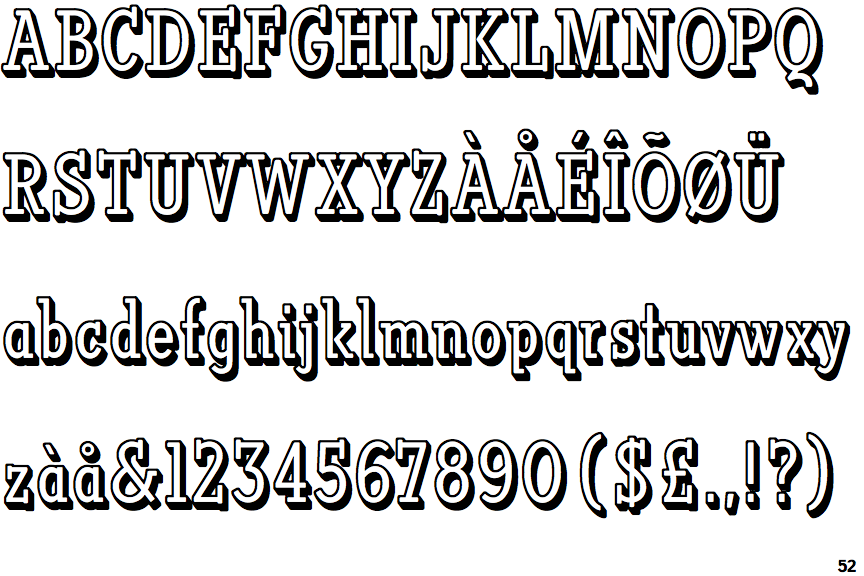 レプトンフォント FONTS - Eighteen25