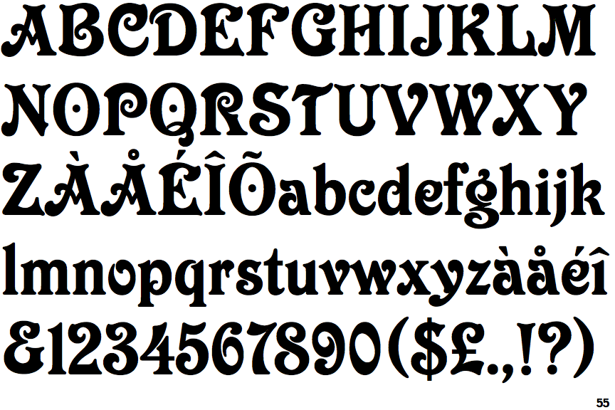 victorian era font