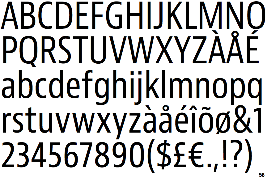 JAF Bernino Sans Condensed