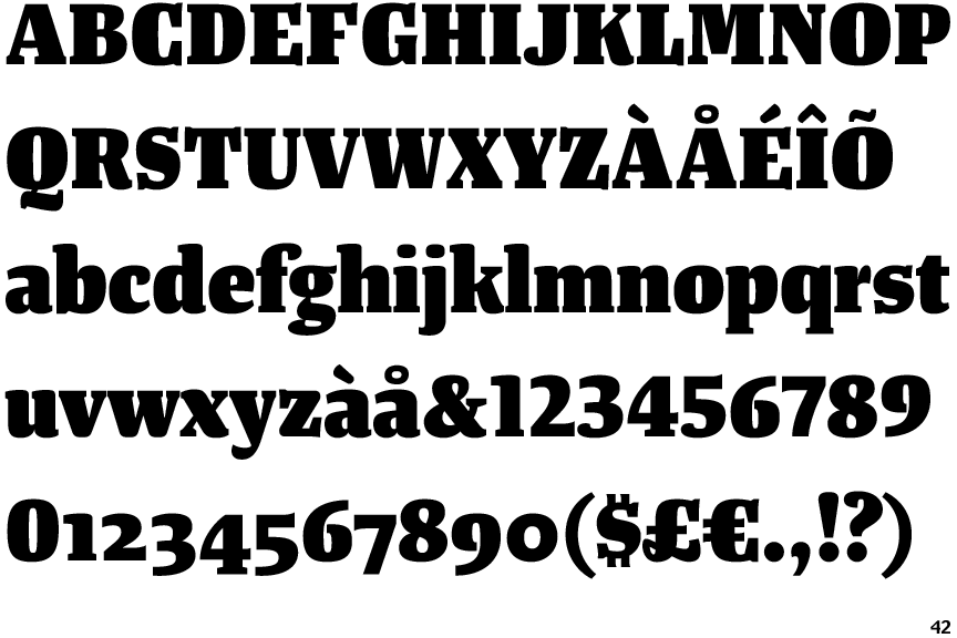Tanger Serif Narrow Heavy
