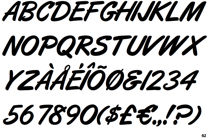 Identifont Eckhardt Freehand JNL