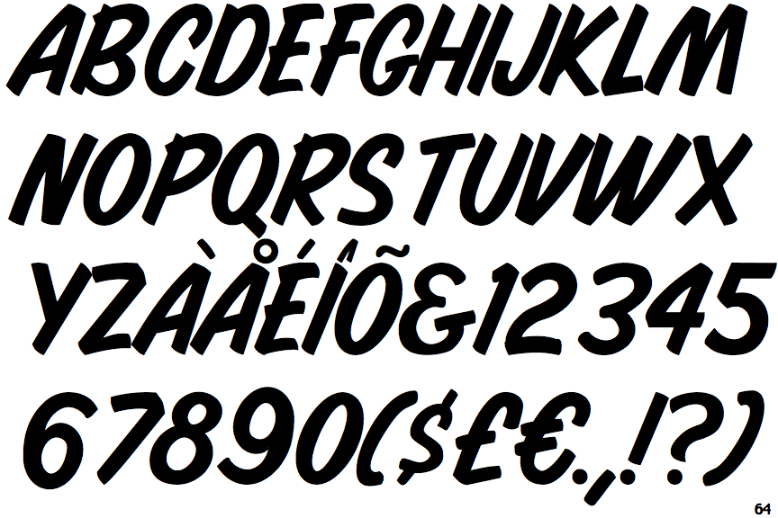 Identifont Eckhardt Speedletter JNL