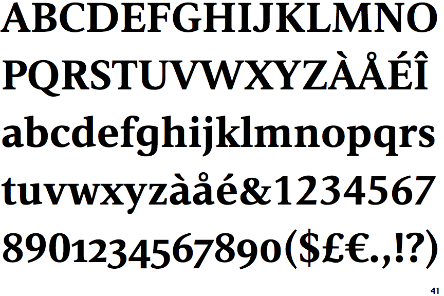 Vernacular Serif Bold