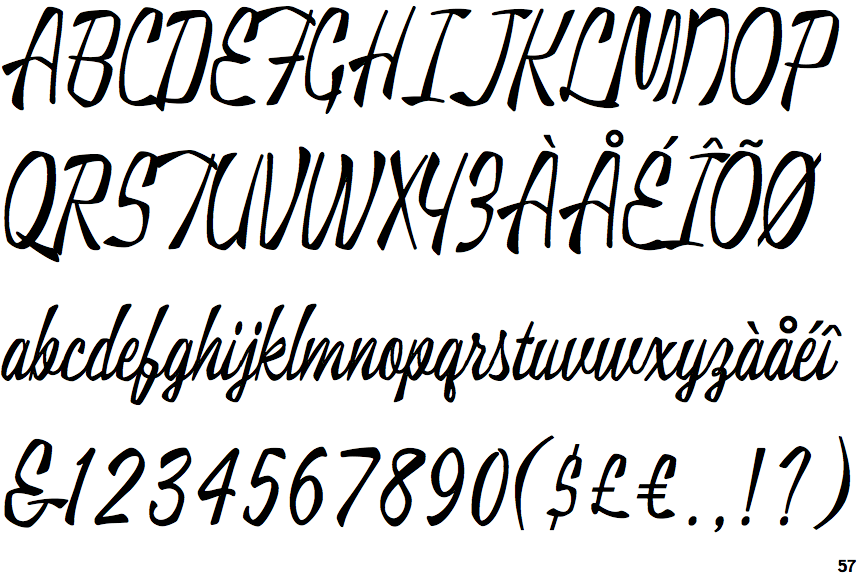 Identifont Kon Tiki Lounge