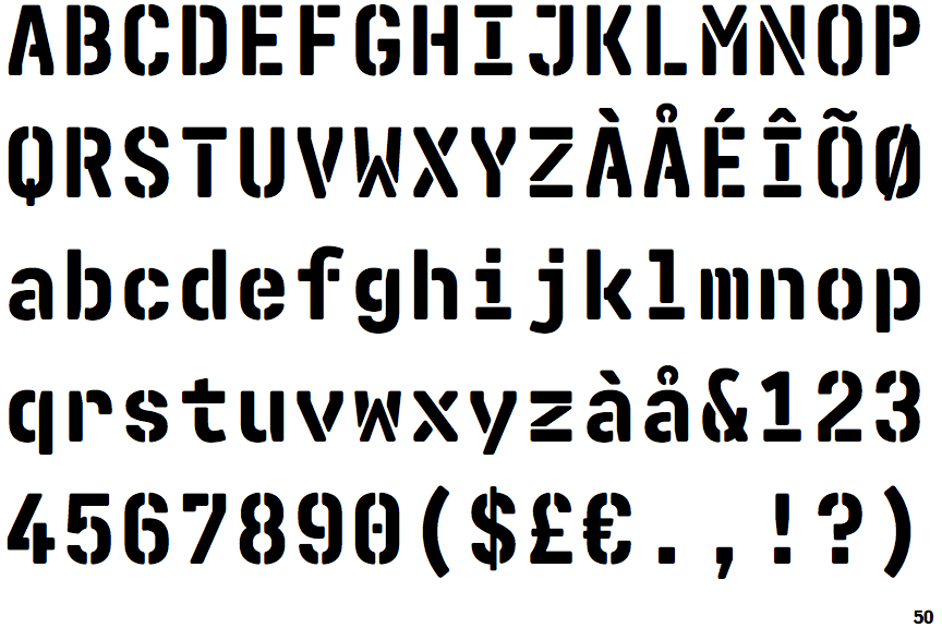 Realtime Stencil Rounded Black