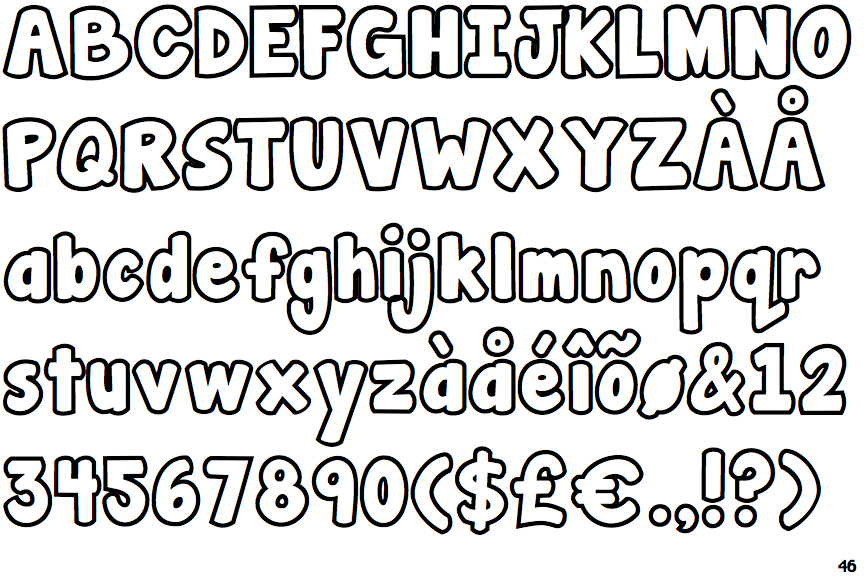 free bubble fonts for teachers