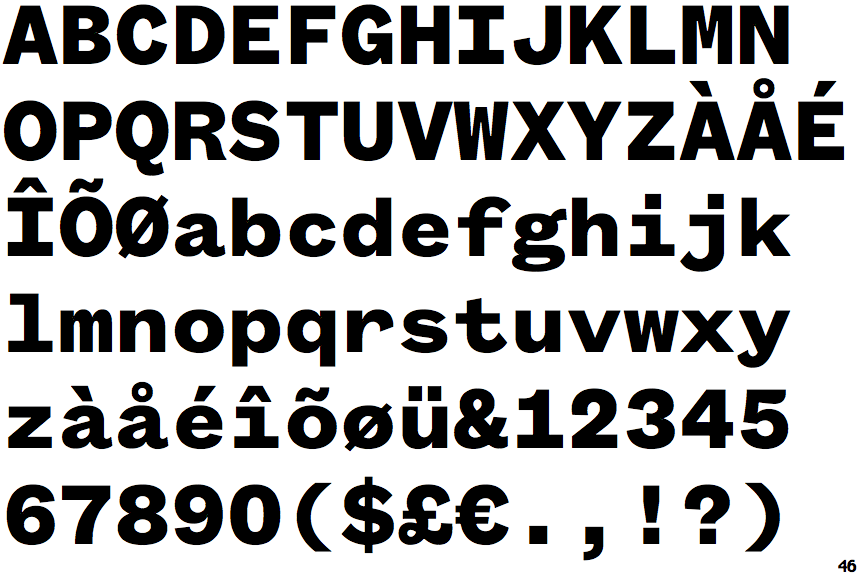 Founders Grotesk Mono Bold