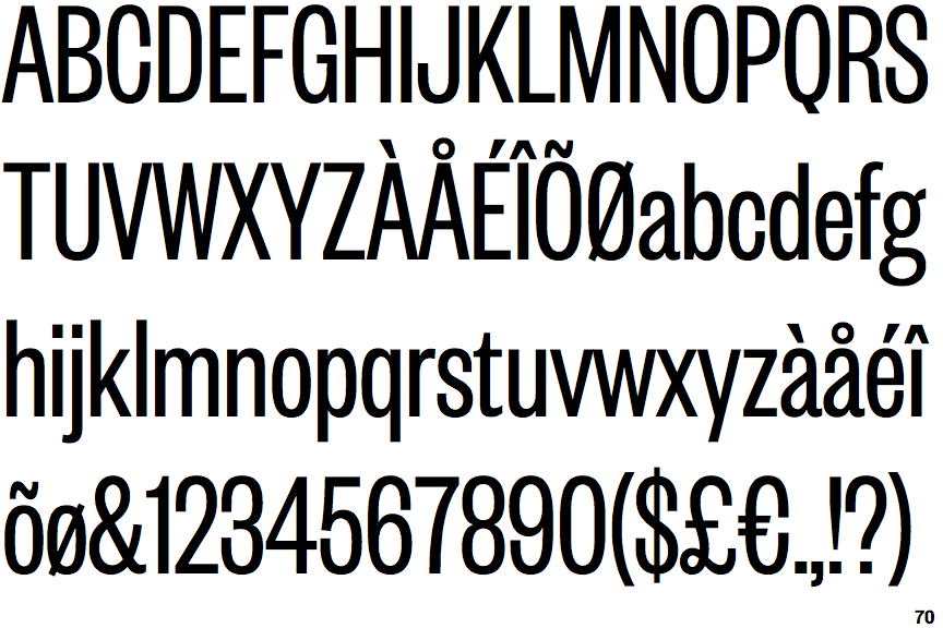 Founders Grotesk Extra Condensed