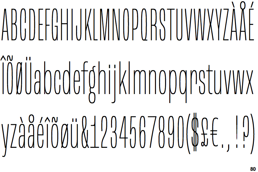 Roc Grotesk Compressed Thin