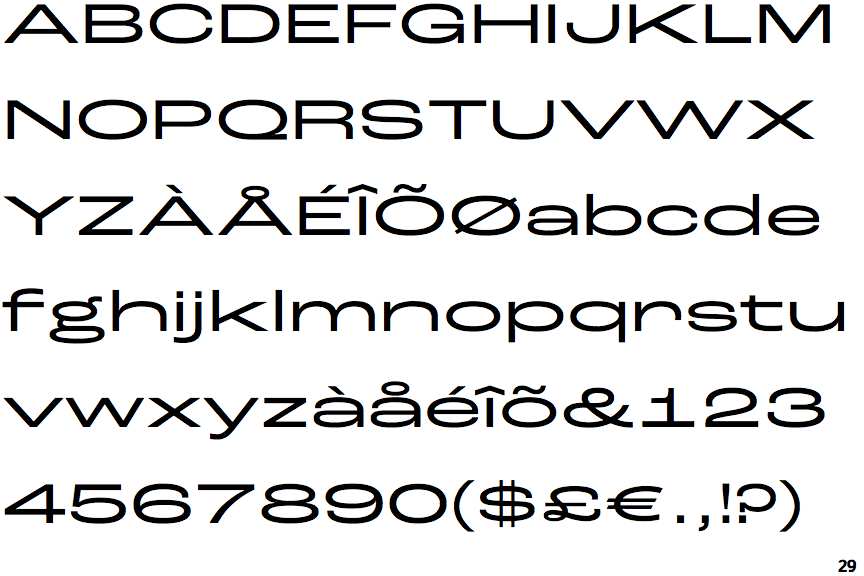 Roc Grotesk Extra Wide