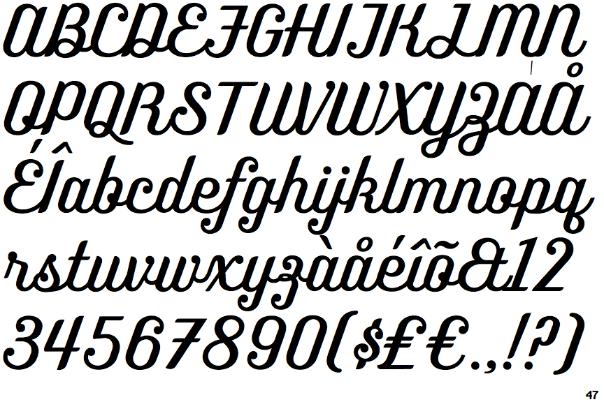 Benson Script No. 25