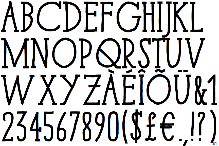 Identifont Paris Serif Extra Black