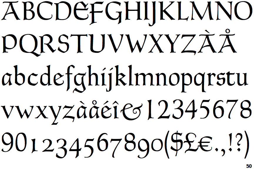 Identifont - Old English Text