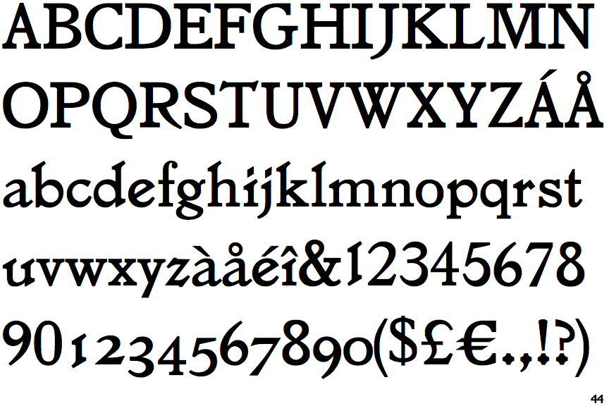 Identifont LTC Jenson