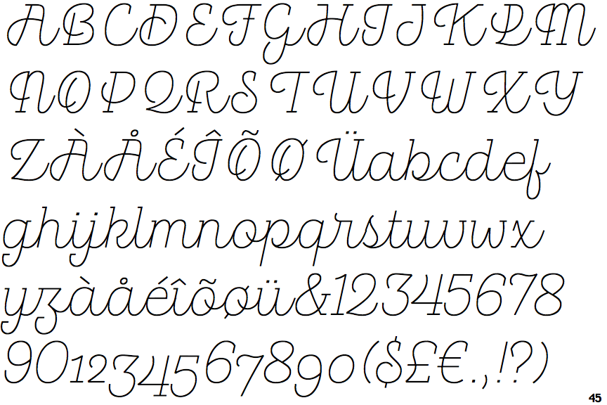 Hogar Slab Script Extra Light