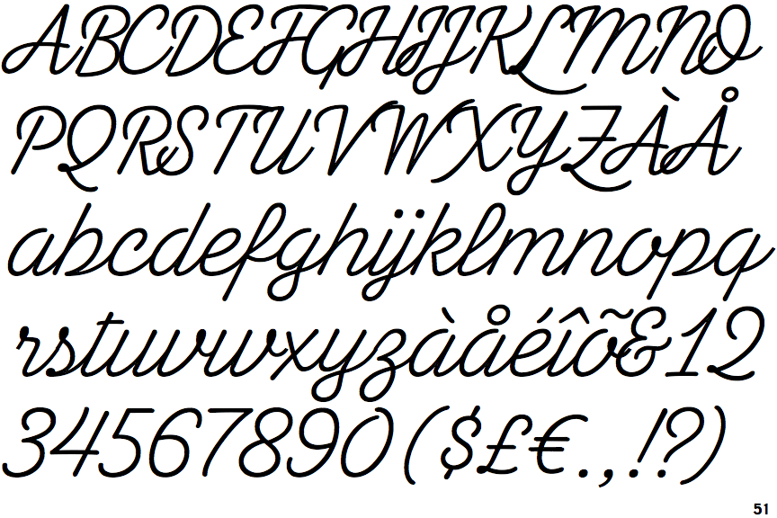Letteria Script Thin