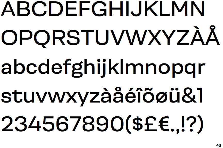 Moderna Sans Extended
