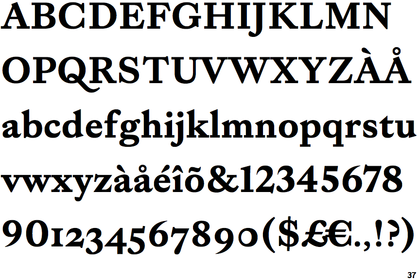 Willy Caslon Bold