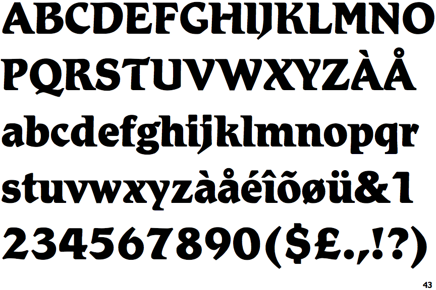 Romic Extra Bold (Letraset)