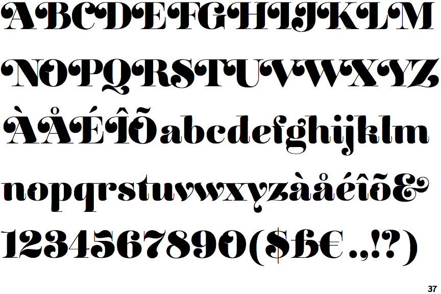 Identifont Reina 36