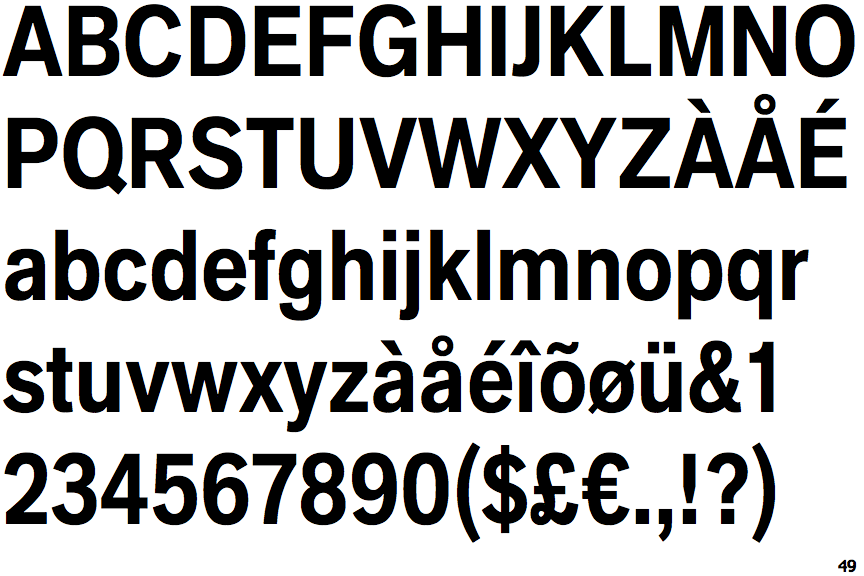 Applied Sans Condensed Bold