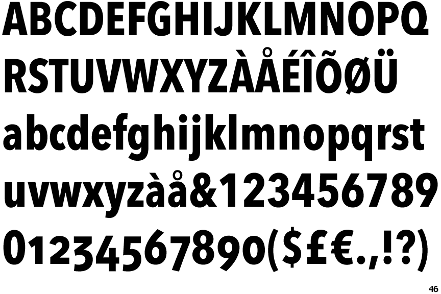 Avenir Next Condensed Bold