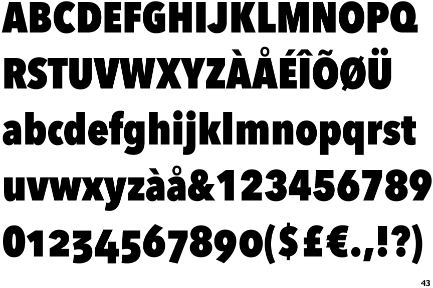 avenir next condensed font family