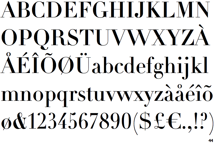 Linotype Didot Headline