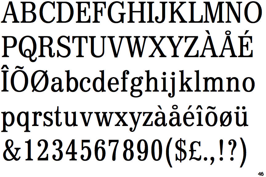 Digi Antiqua Condensed Light