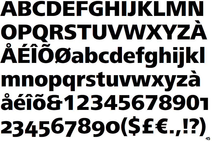 Frutiger Next Heavy