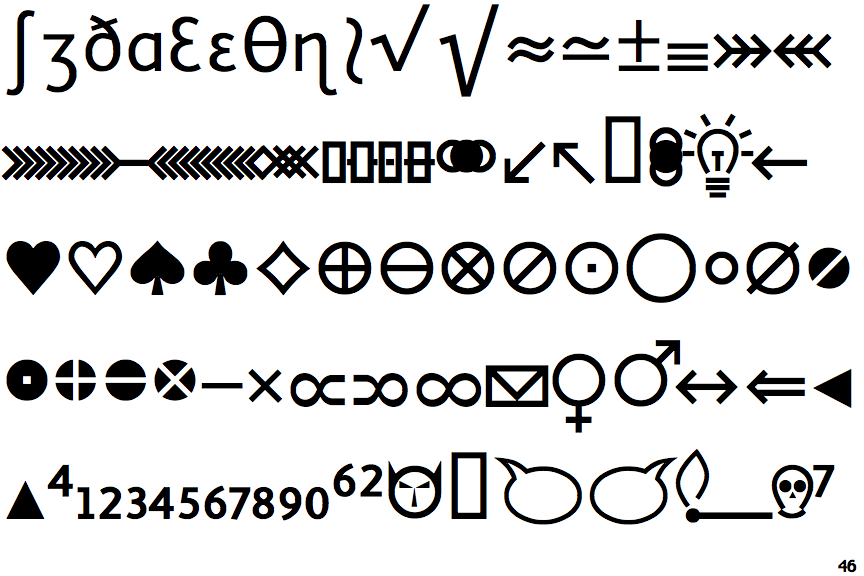 Linotype Heureka Glyphs