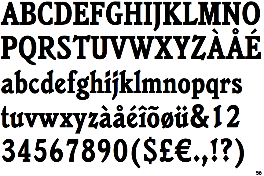 Linotype Jenson Old Style Bold Condensed