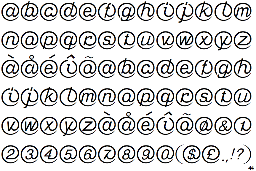 Identifont Linotype Mailbox