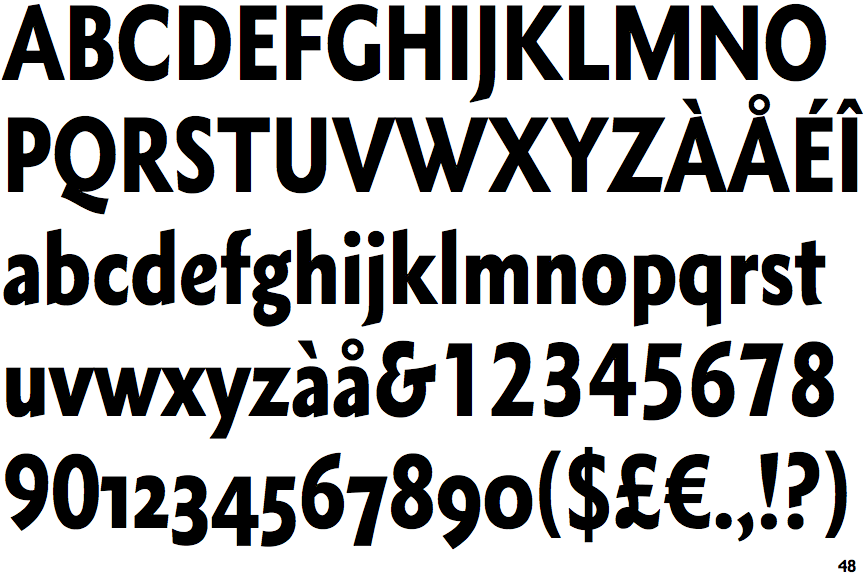 Metro Nova Condensed Black