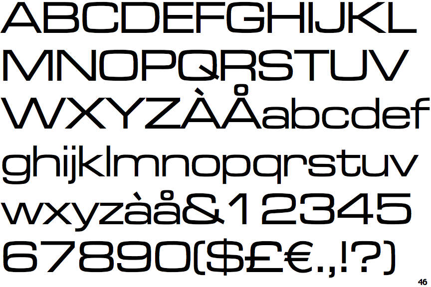 Linotype Microgramma Medium Extended