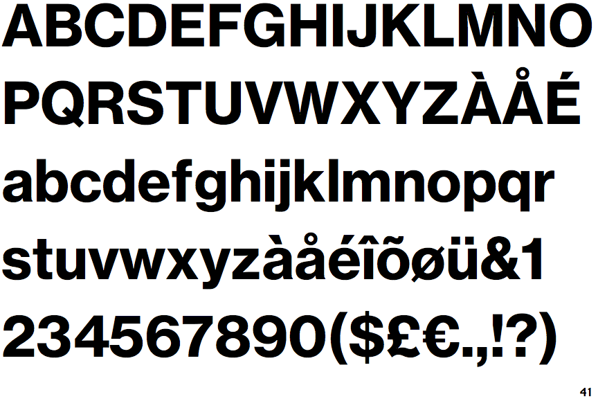 Neue Haas Grotesk Text Bold