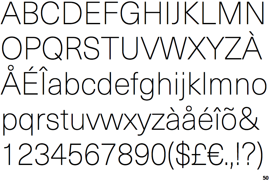 Neue Haas Unica Thin